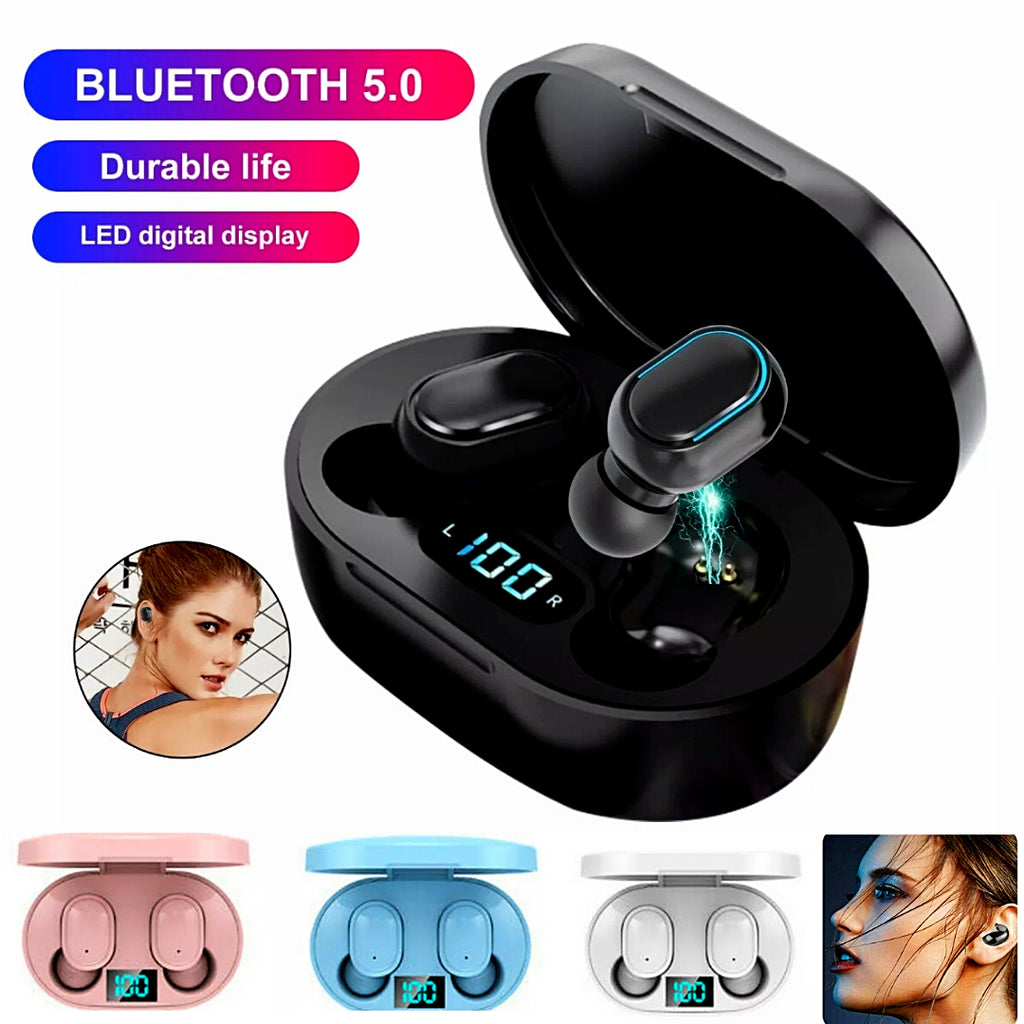 TWS Wireless Bluetooth Earbuds Waterproof Bluetooth Headset Noise Cancelling